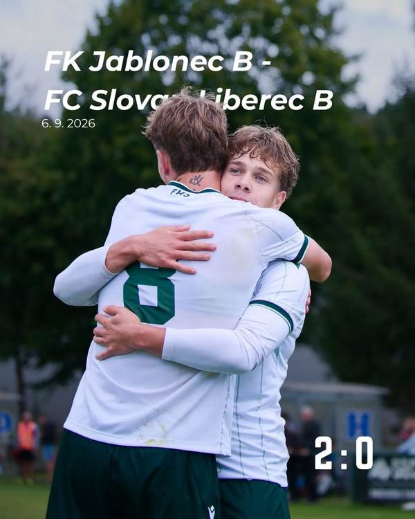 Dopolední derby ovládli domácí! 🔥 V Břízkách se střetla béčka Jablonce a Liberce a bylo se na co dívat. Filip Végh to v